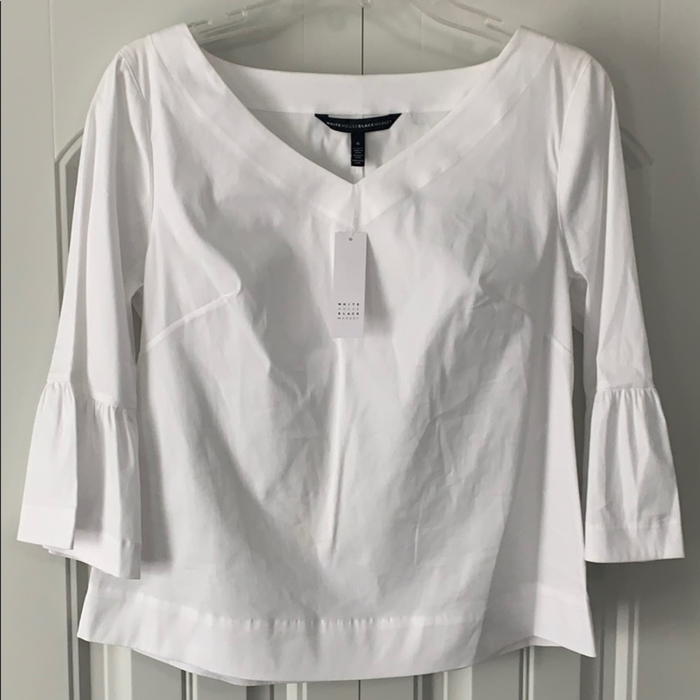 White WHBM dressy top